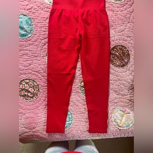 Chic Red Women's Leggings